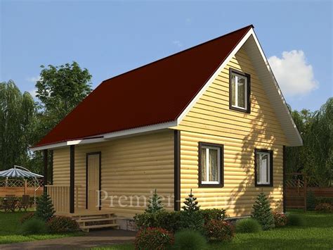 Деревянные дома в Санкт-Петербурге под ключ | СК «ПремьерДом | Outdoor ...