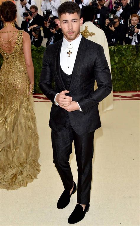 Nick Jonas From Met Gala Red Carpet Fashion Met Gala Met