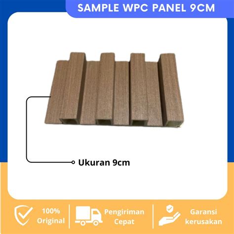 Jual Wpc Panel Sample Ukuran 9 Cm Shopee Indonesia