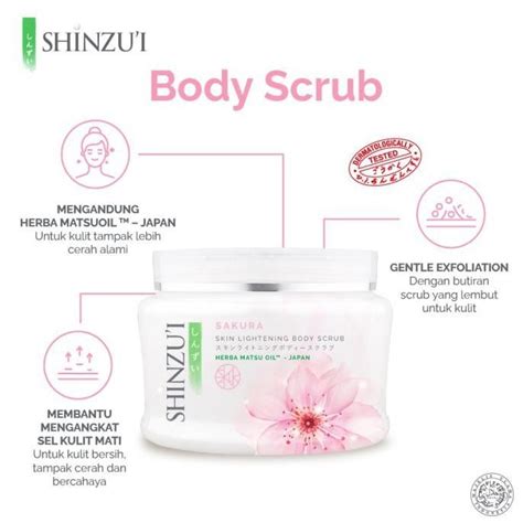 Shinzui Body Scrub Lulur Badan 200G Lazada Indonesia