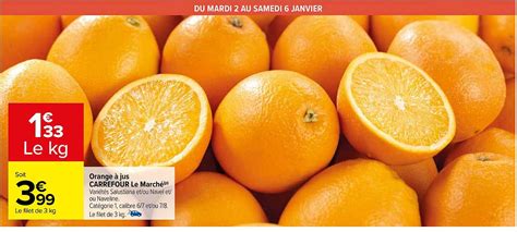 Promo Orange Jus Carrefour Le March Chez Carrefour Icatalogue Fr