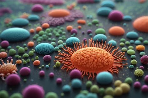 Premium AI Image | Microorganisms 