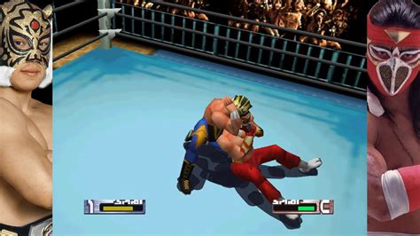 Virtual Pro Wrestling 2 Ōdō Keishō Matches Tiger Mask Vs Hayabusa