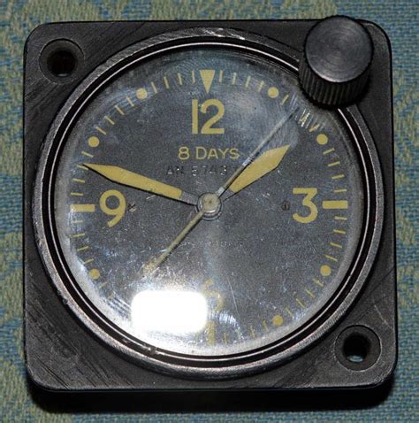 Vintage Longines Wittnauer Ww2 Military Aircraft 8 Day Clock An 5743 L2 Euc 1799594817