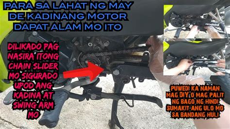 Paano Mag Palit O Maggawa Ng Home Made DIY Chain Slider YouTube