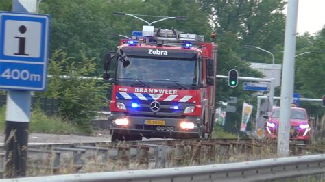 Brandweer Politie En Ambulances Met Spoed Onderweg In Zaandam Youtube