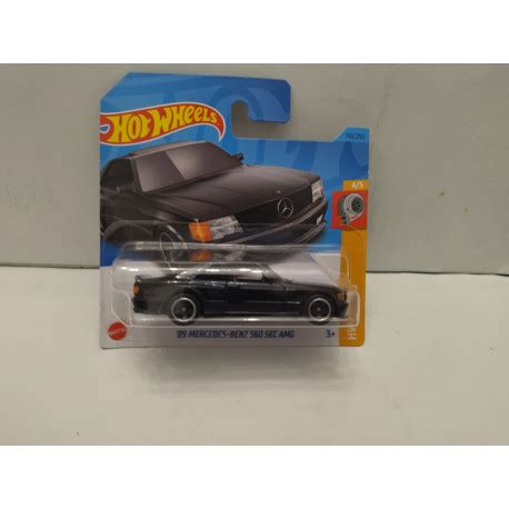 MERCEDES BENZ W SEC AMG RED TURBO HOT WHEELS BCN STOCK CARS
