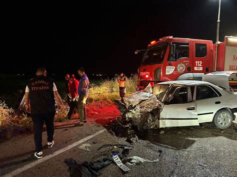 Osmaniye de feci kaza Ölü ve yaralı var Yerel Haberler TV100