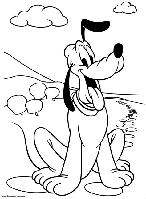 Coloriage Pluto