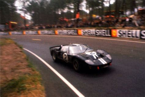 Ford Gt40 Mclaren And Amon Winners 24 Hours Le Mans 1966 Photograph