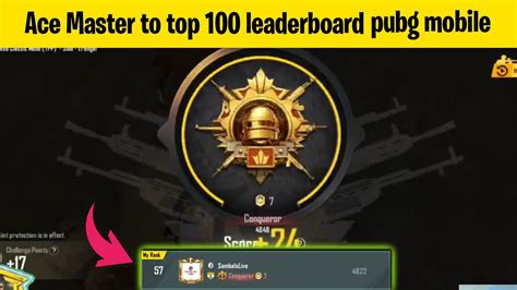 Ace Master To Top Leaderboard Solo Conqueror Rank Push Tips And