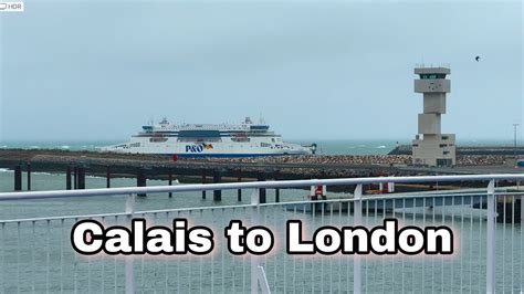 Calais France To London Uk Driving Vlog K Youtube