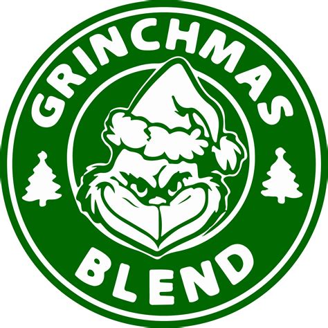 Grinchmas Blend Svg Grinch Starbucks Svg Grinch Face Svg Inspire