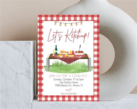 Bbq Cookout Invitation Template Backyard Bbq Barbeque Invitation Get