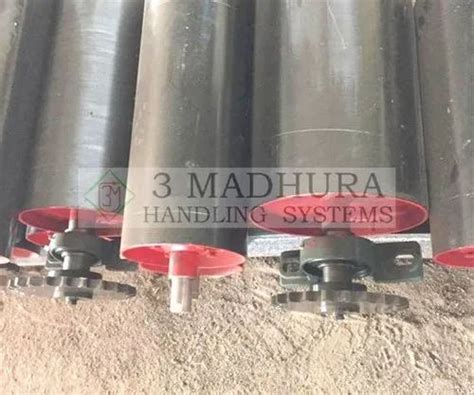 3 Madhura Mild Steel Belt Conveyor Head Drum Pulley At Rs 17600 In