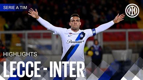 Four Goals In Lecce Lecce Inter Highlights Serie A