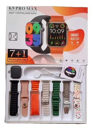 Smartwatch K9 Pro Max 7 Pulseiras Serie 9 Multi Função Frete grátis