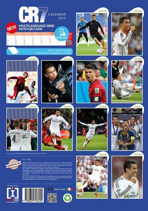 Cristiano Ronaldo Calendari Da Muro Compra Su Europosters