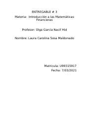 PP A3 Sosa Maldonado docx ENTREGABLE 3 Materia Introducción a las