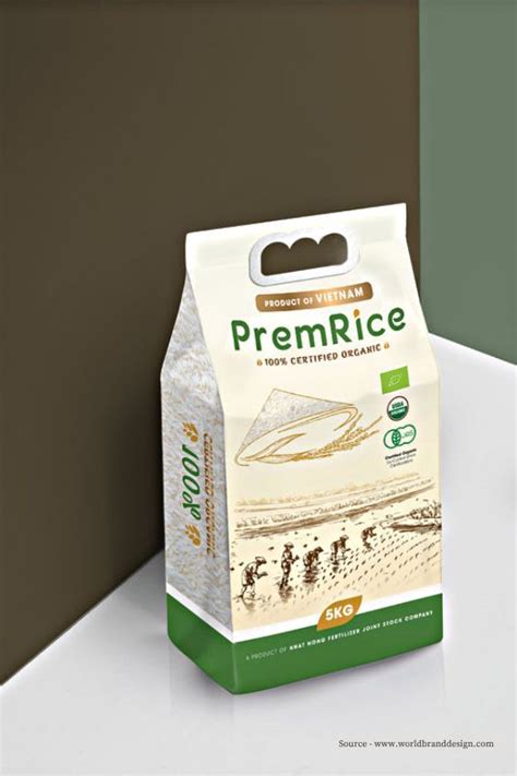 Rice Bag Packaging Design Popcorn Packaging Packaging Diy Organic