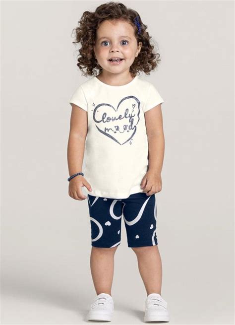 Conjunto Infantil Menina Bege Brandili