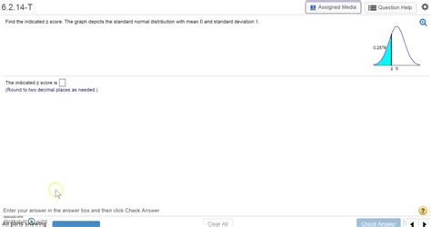 Find Z Score Given Area To Left Using Statcrunch