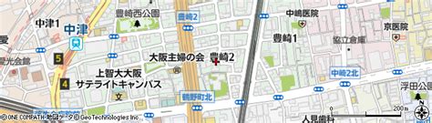 大阪府大阪市北区豊崎2丁目5 15の地図 住所一覧検索｜地図マピオン