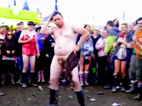 Fat Guy Naked At Festival ThisVid