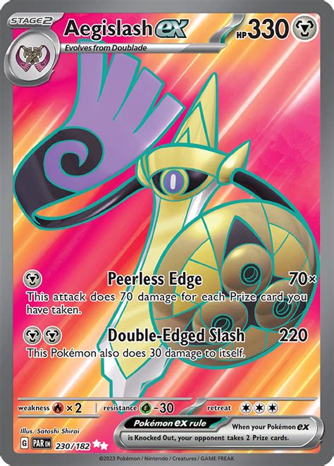 Aegislash Ex Paradox Rift Pokemon Card Pikawiz