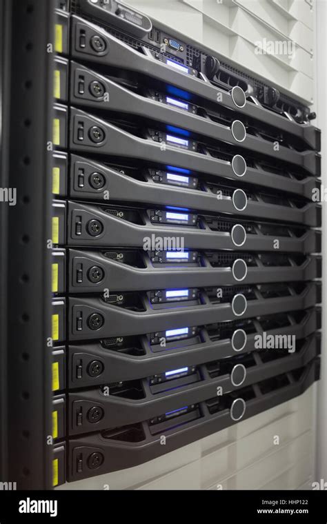 Rack of servers in data center Stock Photo - Alamy