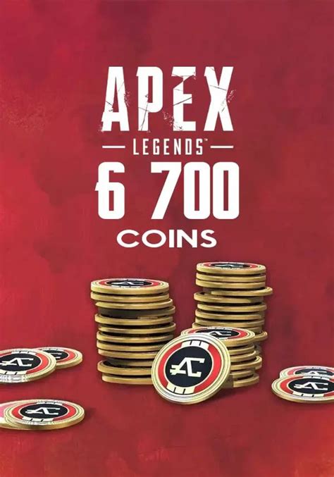 APEX LEGENDS 6700 COINS VIRTUAL CURRENCY купить по выгодной цене в