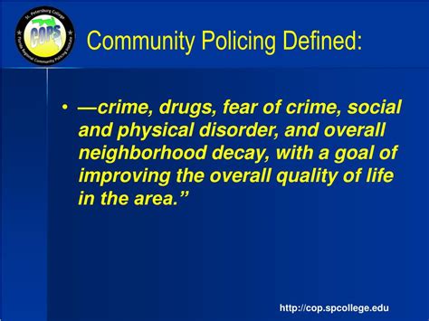 Ppt Community Oriented Policing Problem Solving Powerpoint