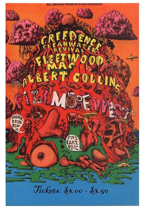 Creedence Clearwater Revival Concert Poster Digital Art By Peter Nowell