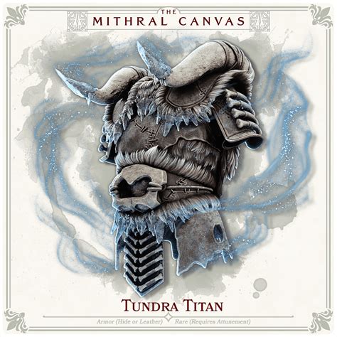 [OC-Art] Tundra Titan | Armor [The Mithral Canvas] 5e : r/DnDHomebrew