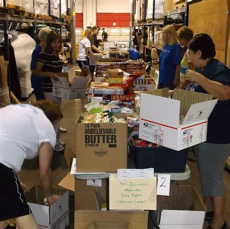 Care Packages For Soldiers 4th Of July Theme Packing Party