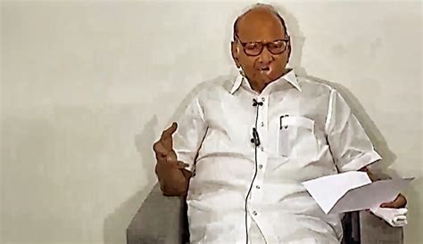 Ncp Chief Sharad Pawar To Skip First Day Of Second Joint Opposition