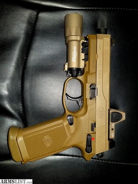 Armslist For Sale Fnx Tactical Acp Trijicon Rmr Surefire