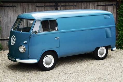 Vw Bus T Delivery Van Dove Blue L Vwtype Kombi Carros