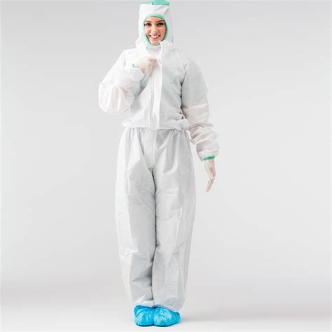 Sterile Coveralls Sterile Bunny Suit For Cleanroom Use