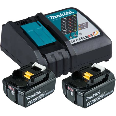 Makita Power Source Kit mit Akkus und Ladegerät Li 18 V 6 Ah kaufen bei OBI