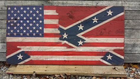 Rustic American Flag Painting at PaintingValley.com | Explore ...