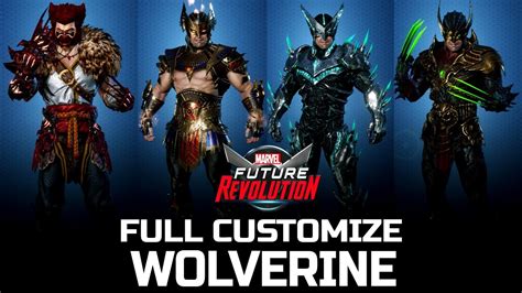 MARVEL Future Revolution Wolverine Full Character Customization All