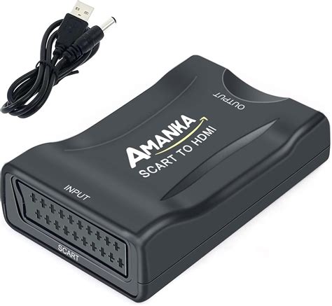 Amanka Scart Naar Hdmi Converter Scart Naar Hdmi Video Audio Adapter