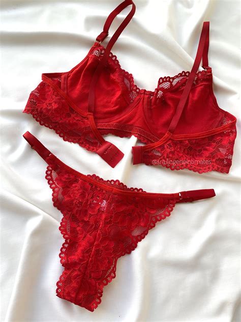 Lingerie Marina Vermelha Sra Lingerie