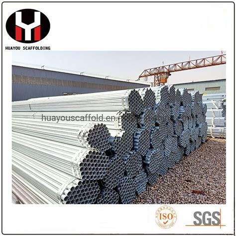 Q Hot Dip Galvanized Steel Scaffold Pipe En Scaffolding Steel Tube