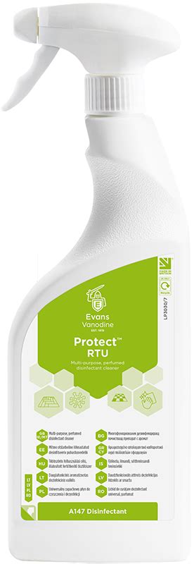 Protect Rtu Disinfectant Cleaners Evans Vanodine