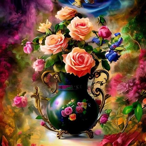 Pin By NoelBana On Mis Flores Para Ti Flower Painting Floral Art