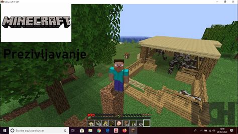 Minecraft Prezivljavanje Pravimo Stalu Youtube