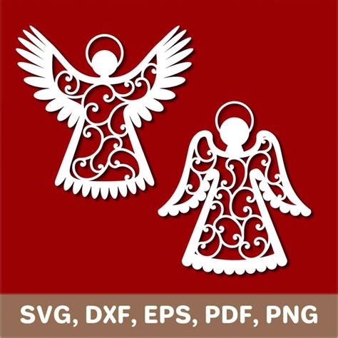 Angel svg, angel dxf, angel png, christmas angel svg, angel | Inspire ...