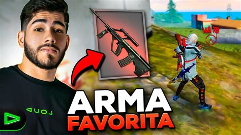 JOGUEI A NOVA MELHOR ARMA DO FREE FIRE YouTube